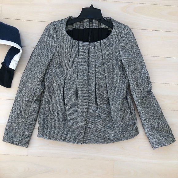 Mottled Silver Jacket by Poleci sz 2 - Picture 2 of 11